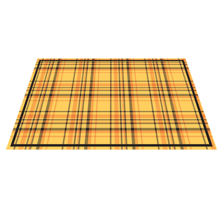 Plaid checkered pattern placemats - TenStickers