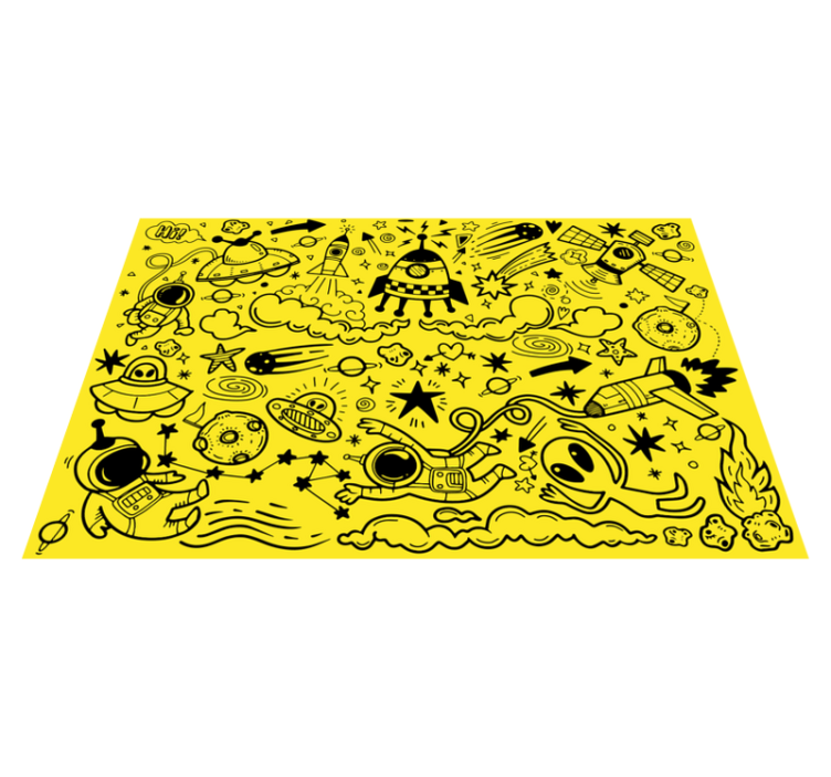Children placemats space adventure designs - TenStickers
