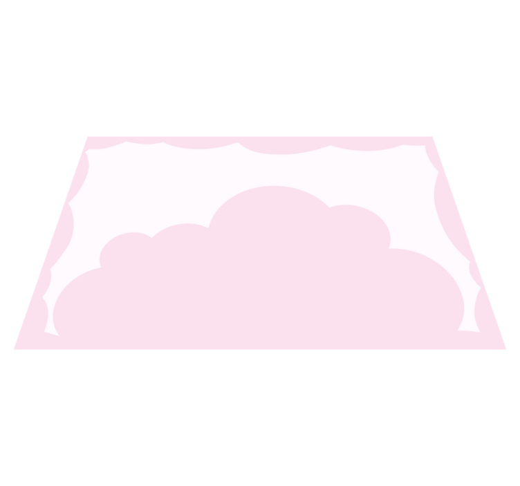 Children placemats cloud-themed background - TenStickers