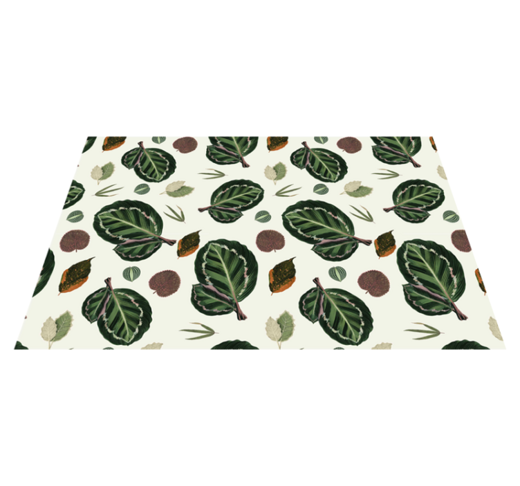 Leaf pattern elements placemats - TenStickers