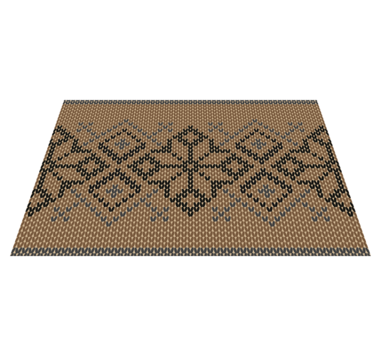 Geometric contrast placemats - TenStickers