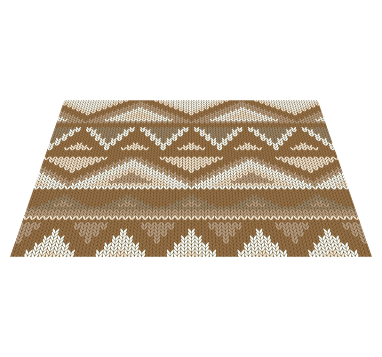 Placemat knitted pattern surface - TenStickers