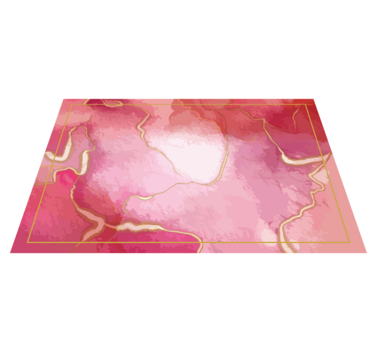 Elegant pink marble placemats - TenStickers