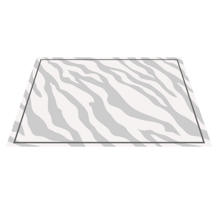 Light gray zebra pattern original placemats - TenStickers