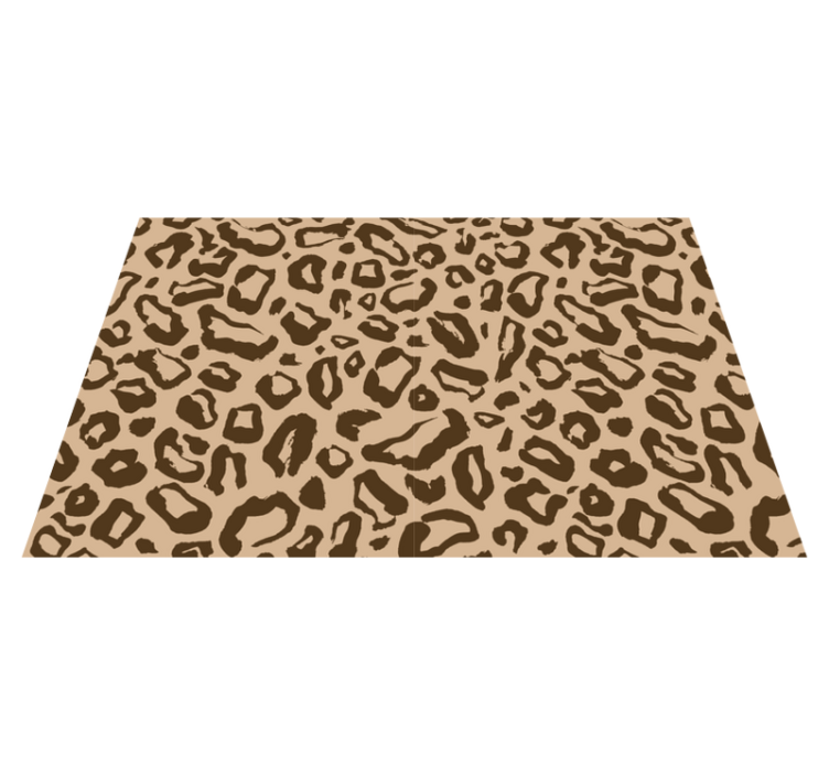 Leopard print style placemats - TenStickers