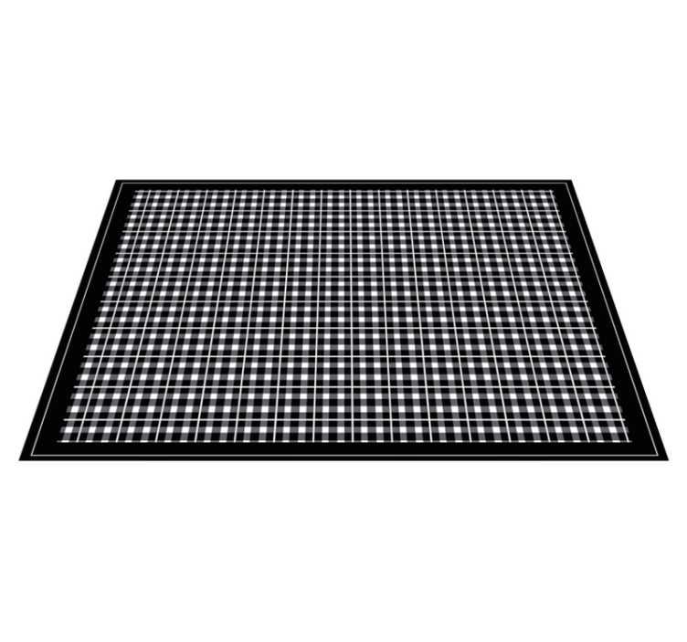 Placemat set for checked table top - TenStickers