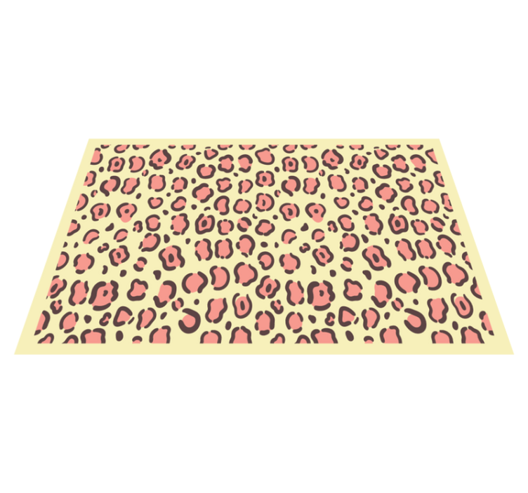 Leopard motif style placemats - TenStickers