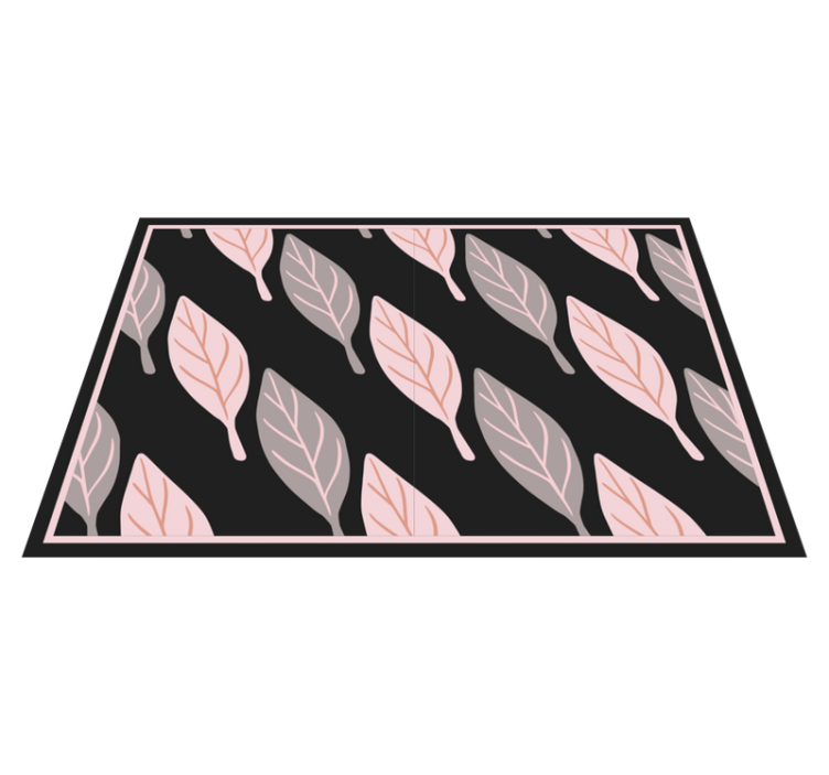 Leaf pattern aesthetics placemats - TenStickers