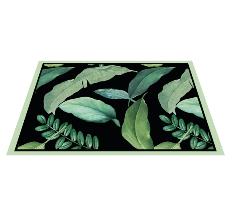 Leaf motif creation placemats - TenStickers