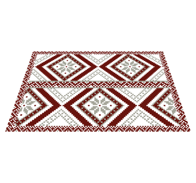 Geometric textured pattern placemats - TenStickers