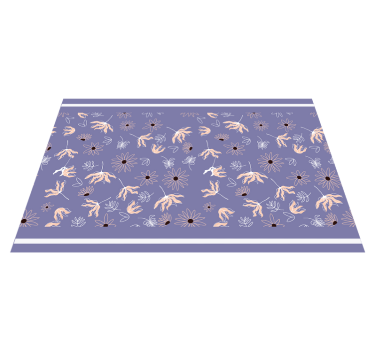 Floral patterned placements placemats - TenStickers