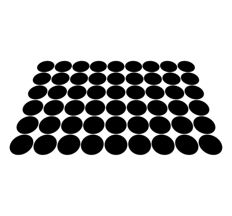Placemat abstract circular design set - TenStickers