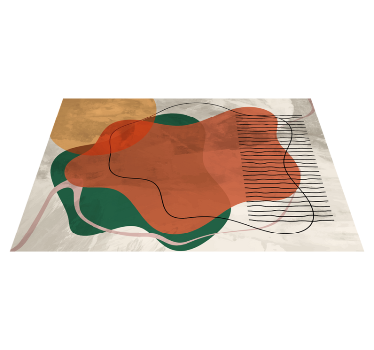 Modern placemats with lively abstract designs - TenStickers