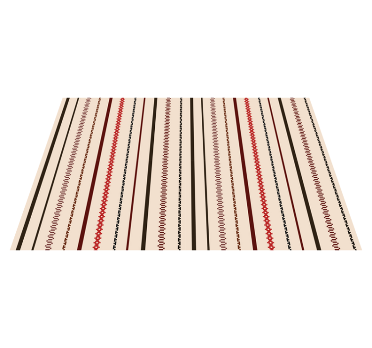 Textured striped pattern placemats - TenStickers