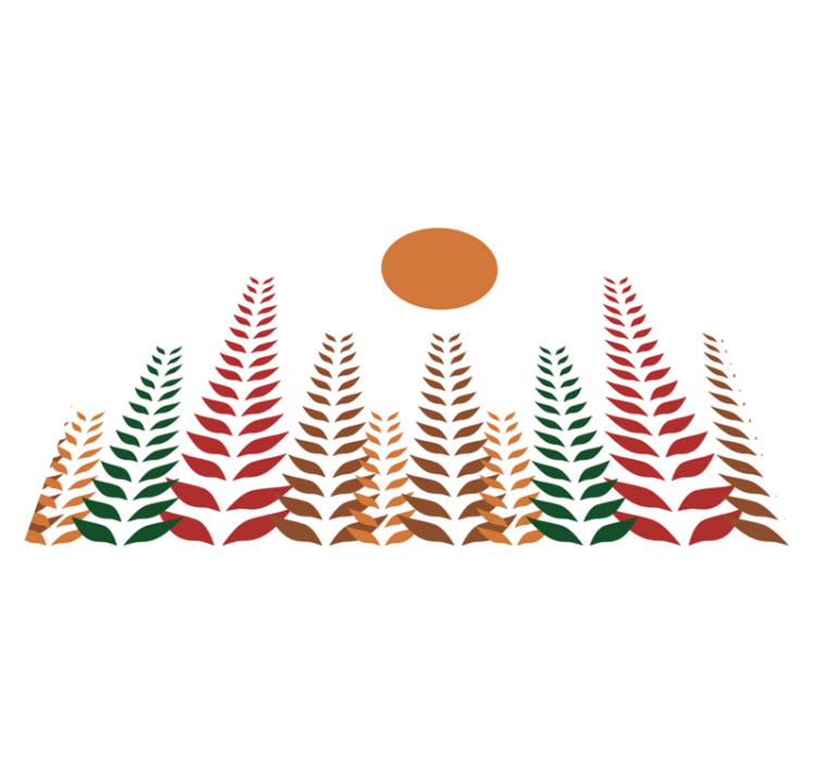 Casual Californian style Vinyl placemats - TenStickers