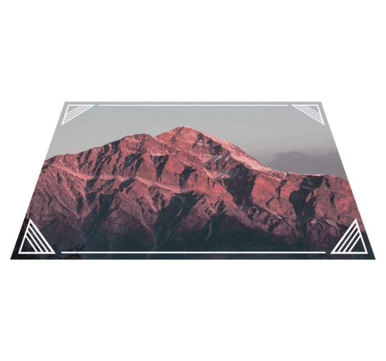 Modern placemats mountain landscape tranquility - TenStickers