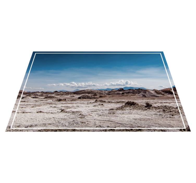 Modern placemats desert landscape scene - TenStickers