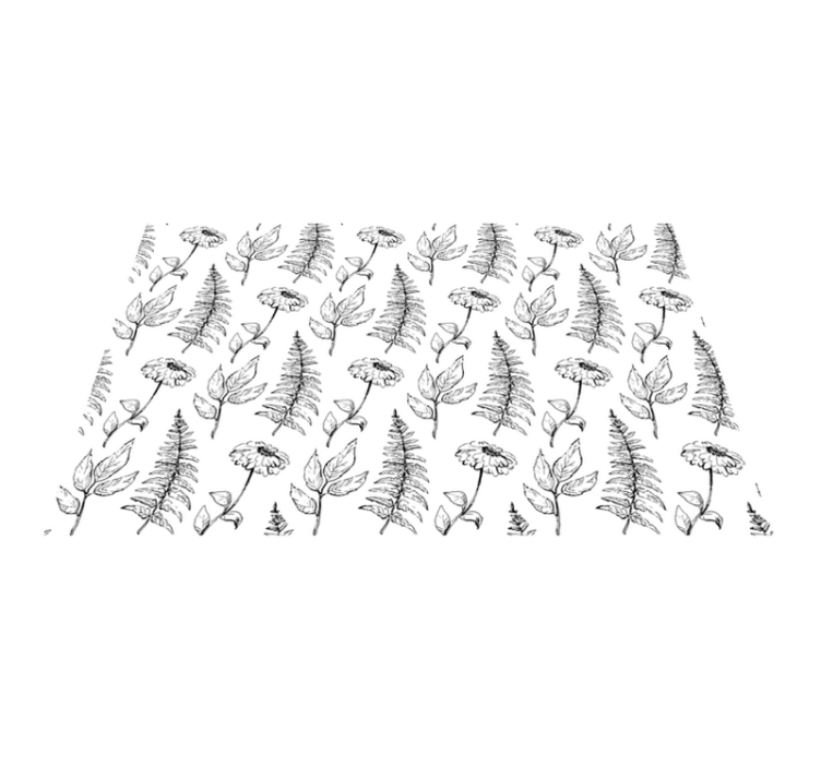 Botanical print placemats - TenStickers