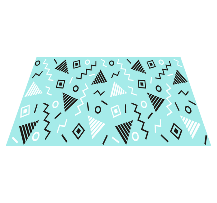 80s' memphis style pattern original placemats - TenStickers