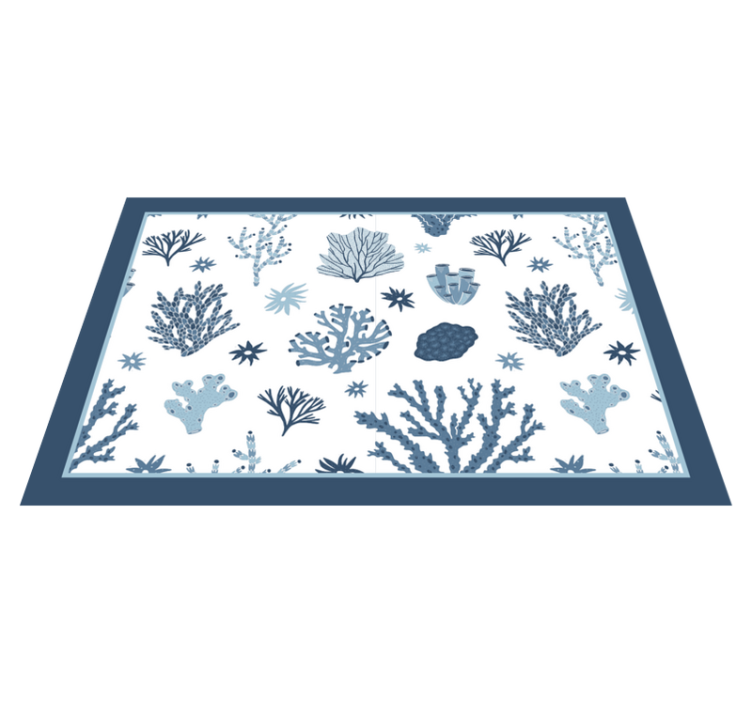 Coral and sea plants placemats - TenStickers