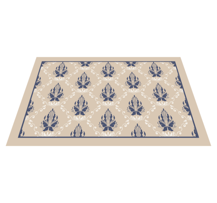 Graceful leaf design placemats - TenStickers
