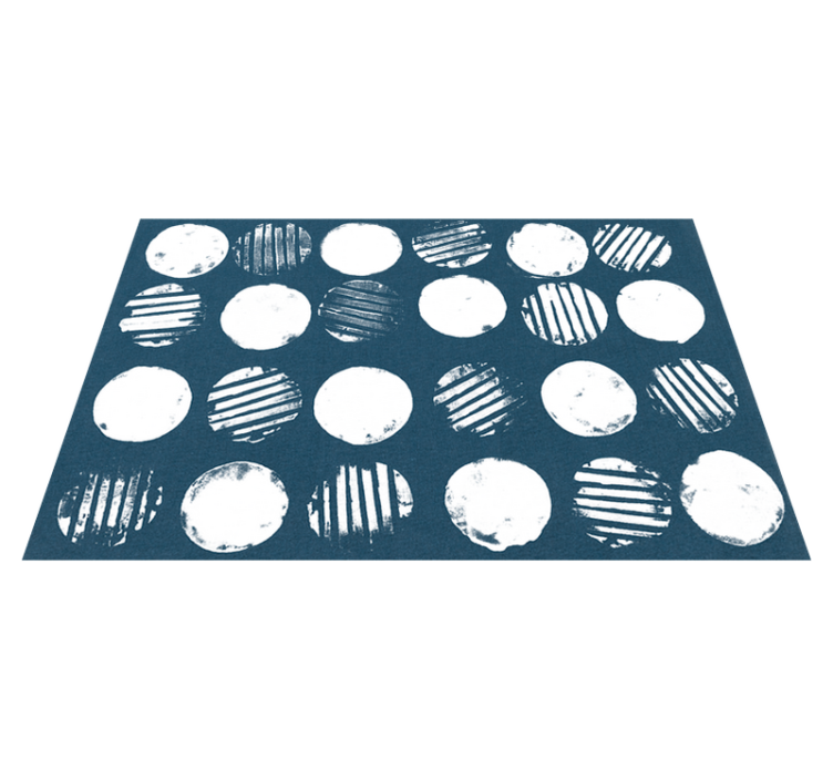 Placemat geometric pattern circles - TenStickers
