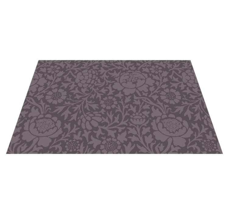 Botanical motif texture placemats - TenStickers
