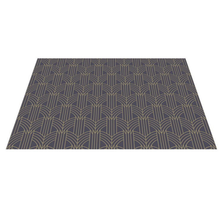 Stylish geometric placemat design - TenStickers