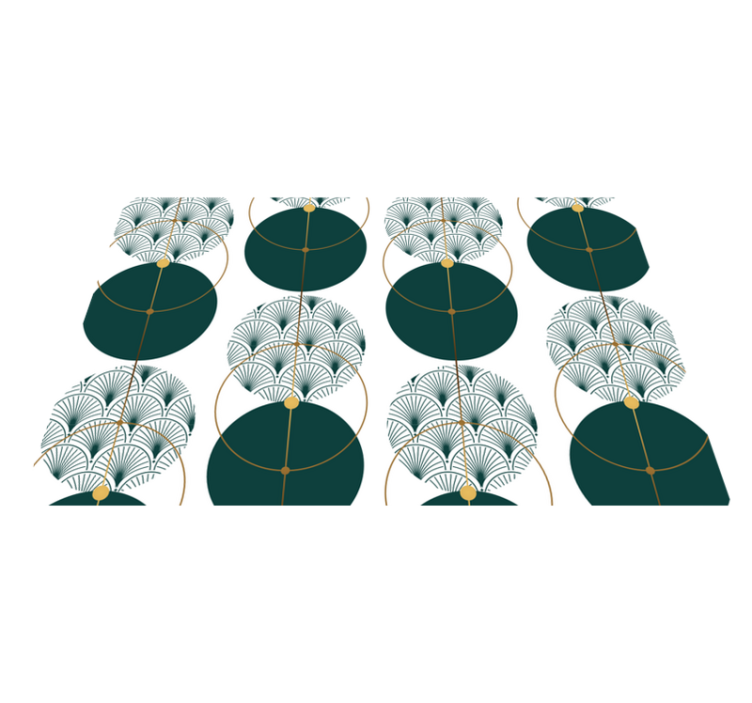 Elegant placemats in a stylish geometric design - TenStickers