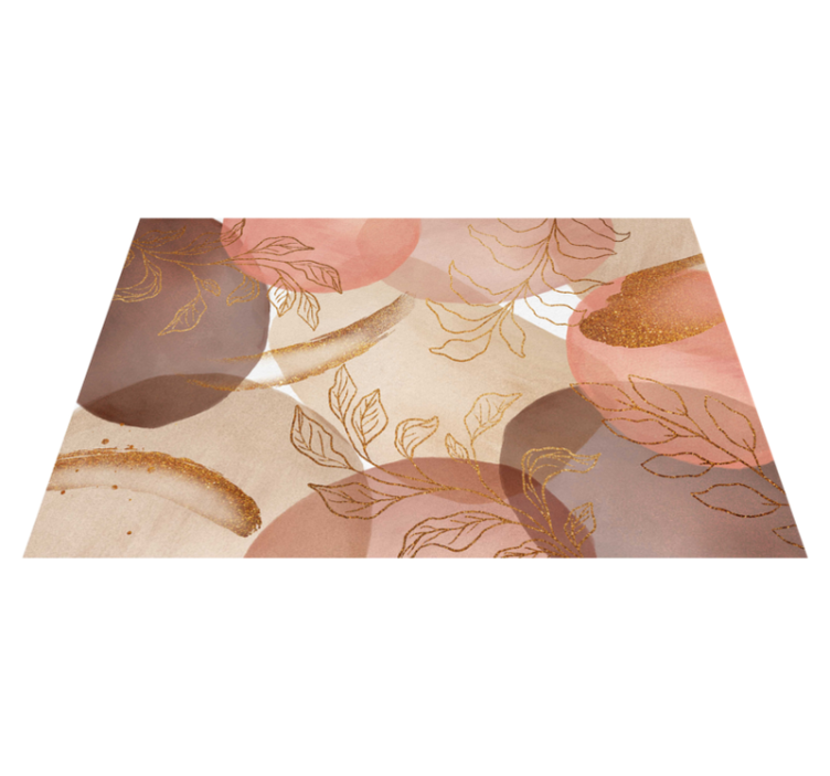 Placemat graceful leaf motifs - TenStickers