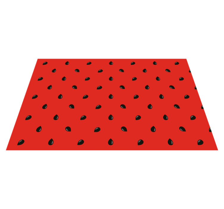 Original placemats watermelon seed design - TenStickers