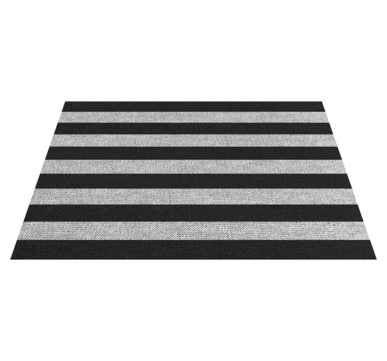 Modern placemats striped kitchen mats - TenStickers