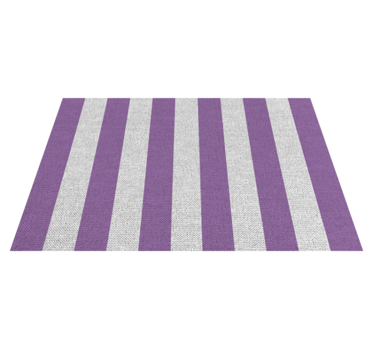 Purple striped surface placemats - TenStickers