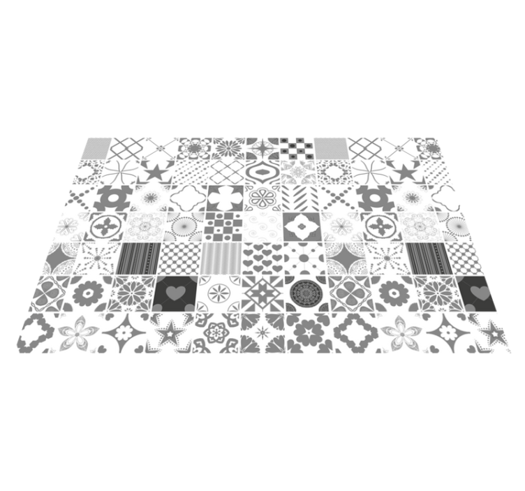 Placements patterned monochrome texture placemats - TenStickers