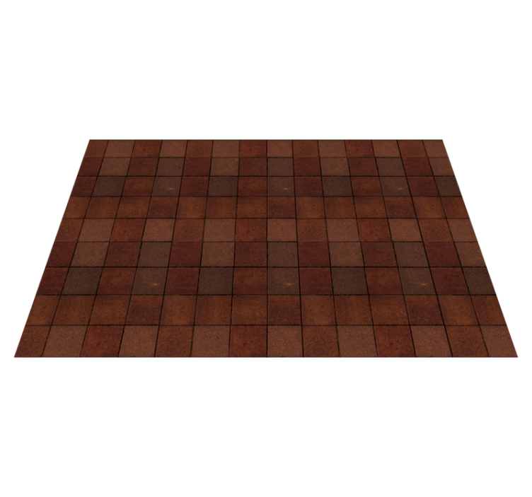 Placemat square brown pattern - TenStickers