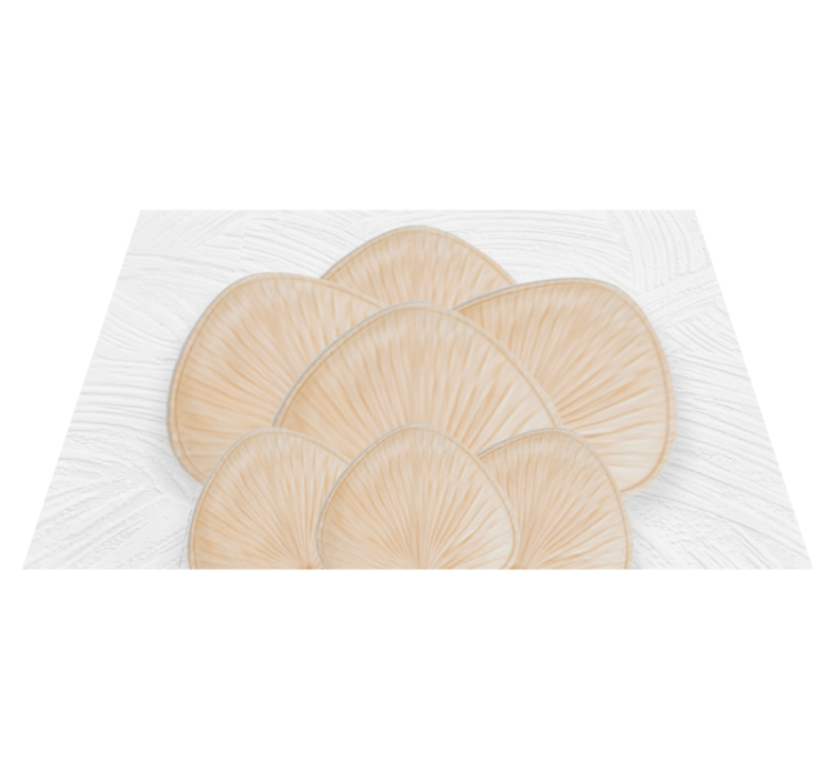 Leaf patterned surface placemats - TenStickers