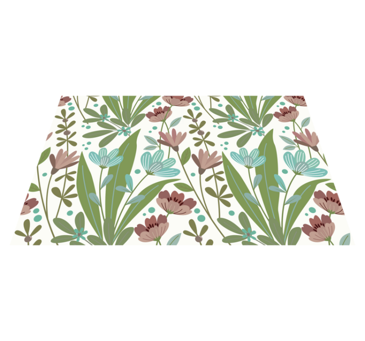 Original placemats botanical leaf design - TenStickers