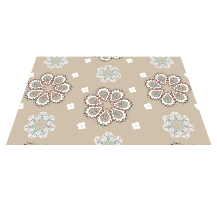 Placemats with elegant floral designs - TenStickers