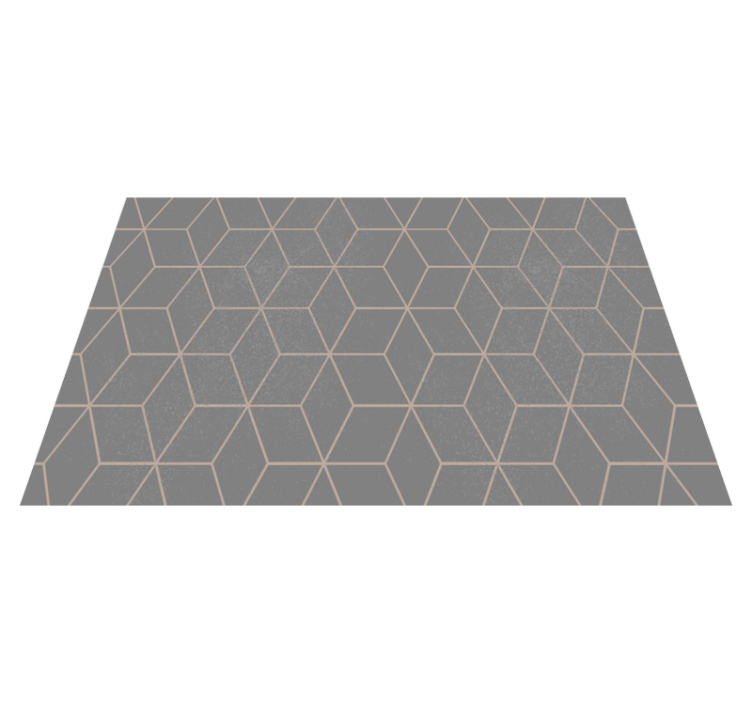 Placemat hexagonal pattern surface design - TenStickers