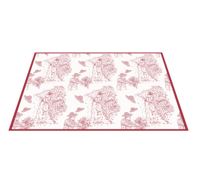 Original placemats rural harvest design - TenStickers