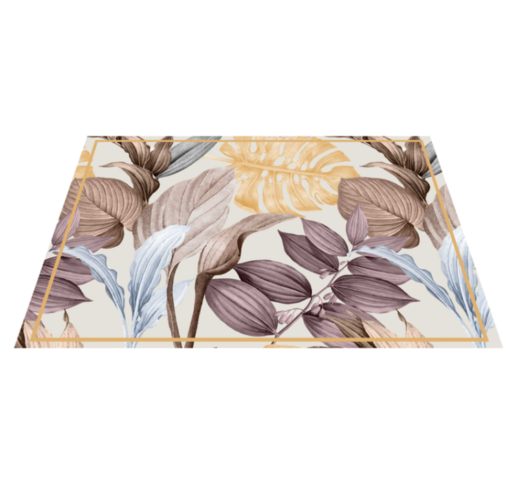Tropical plants XXL home placemats - TenStickers