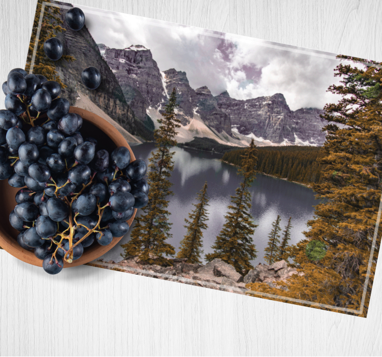 Canadian forest aesthetic original placemats - TenStickers