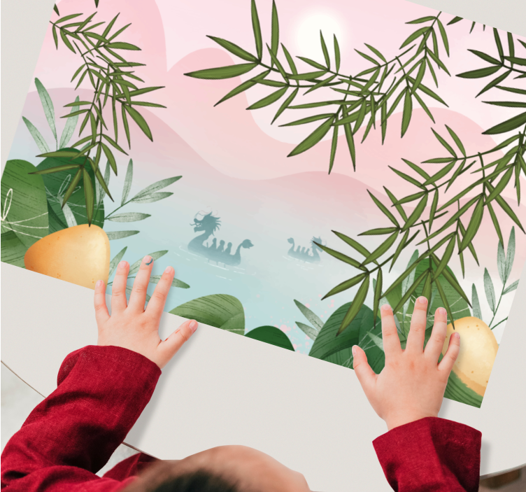 Chinese vinyl vinyl table placemats - TenStickers