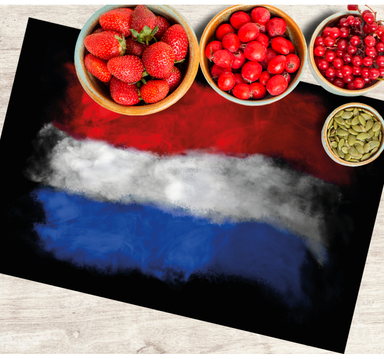Dutch flag  Vinyl placemats - TenStickers