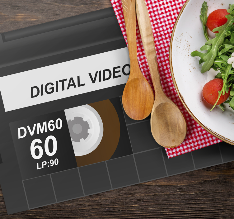 Retro Videotape placemats - TenStickers