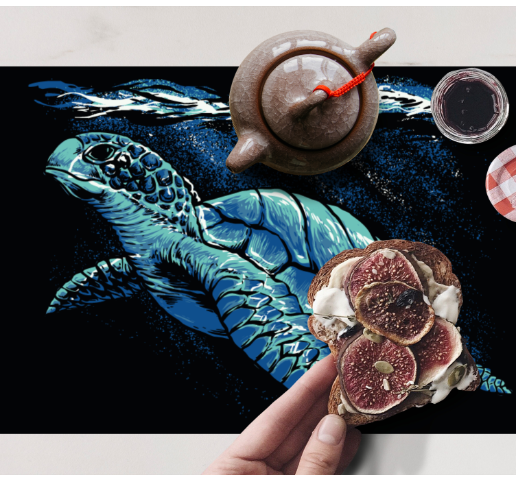 Sea life original placemats - TenStickers