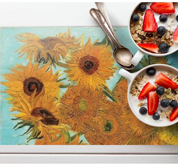 Van Gogh's sunflowers floral placemats - TenStickers