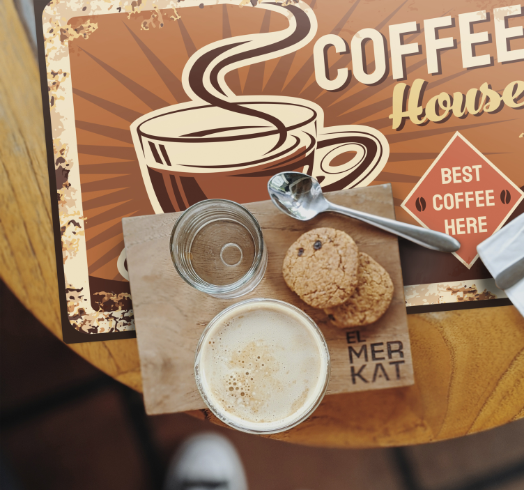 Vintage signs original placemats - TenStickers