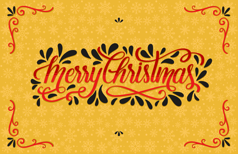 Christmas placemats festive holiday cheer - TenStickers