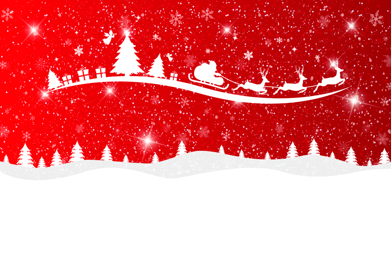 Christmas wave vinyl placemats - TenStickers